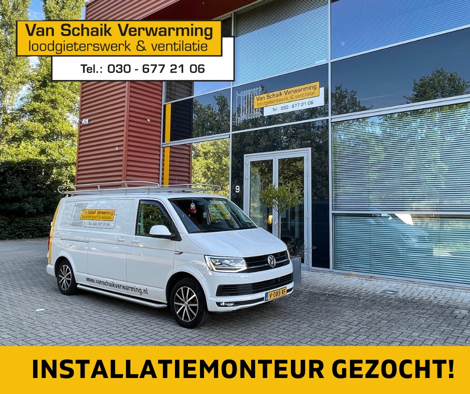 Installatiemonteur gezocht!